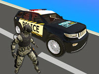 Police Car Chase webGL