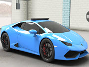 Supercar Police Parking webGL