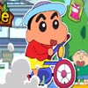 Crayon Shin-Chan Rides Bicycle
